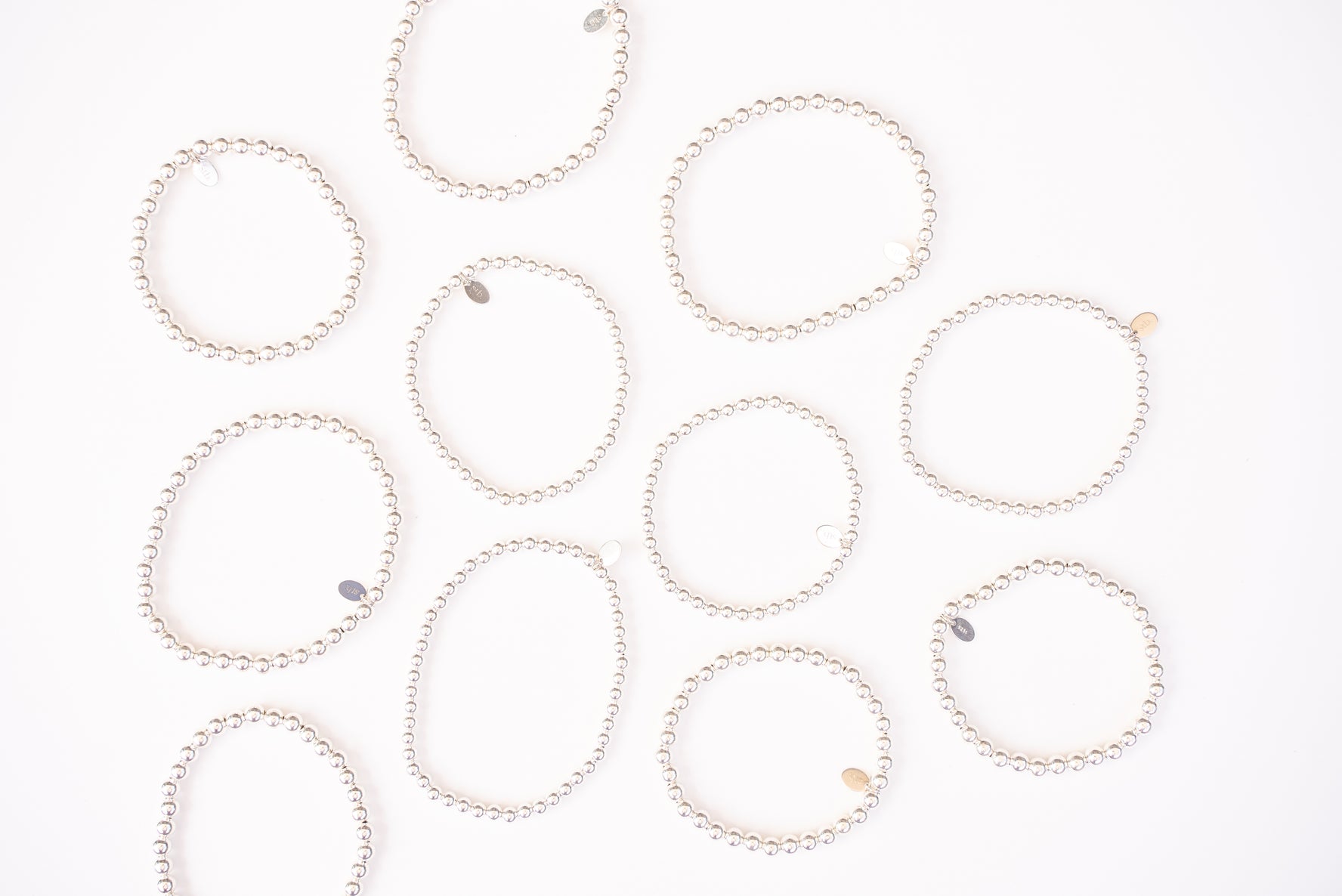Sterling Silver Beaded Bracelet