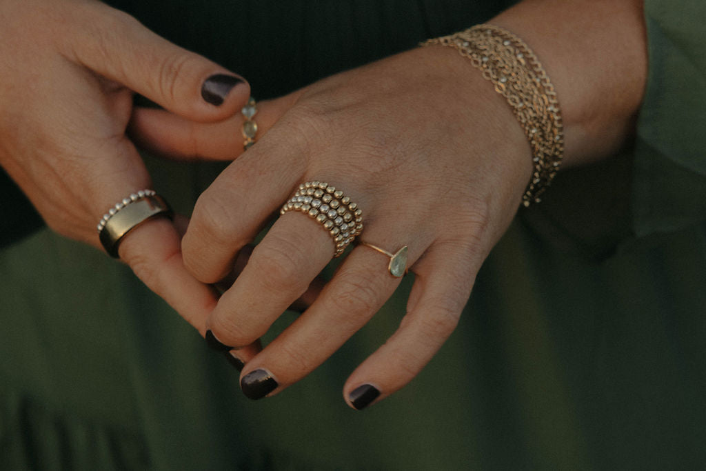 Mixed Metal Glow Stack