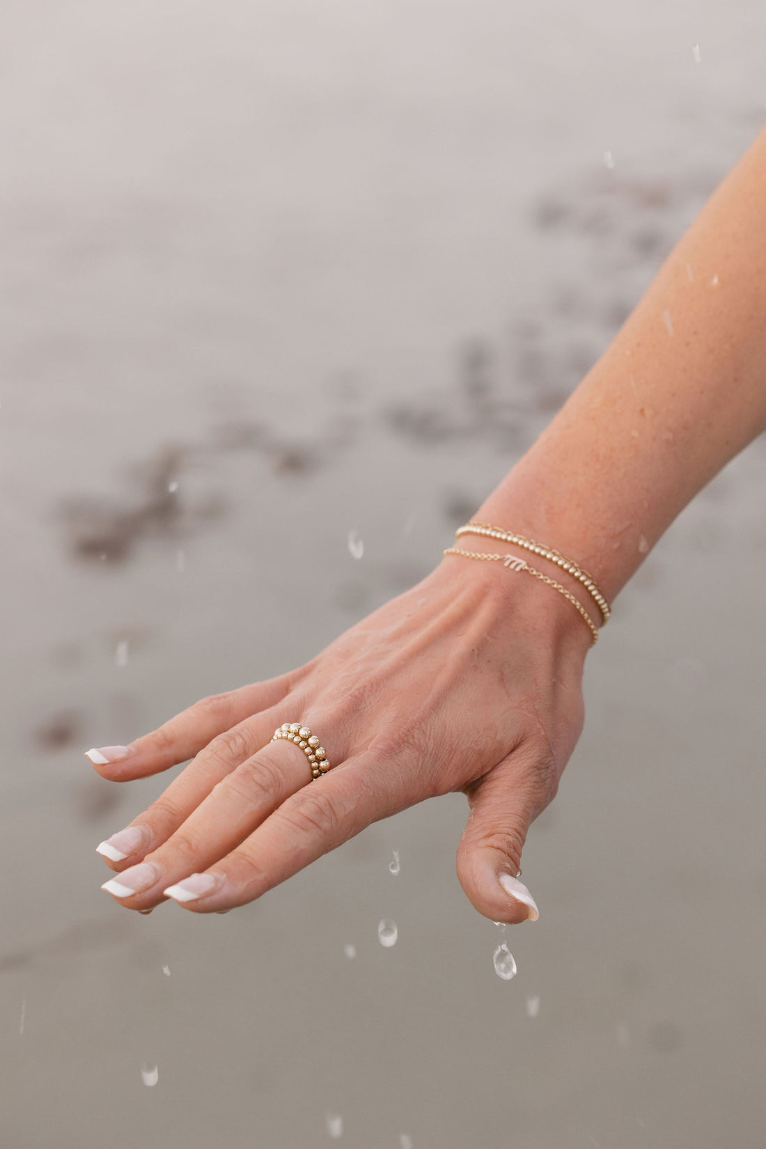 Glitter and Gold Bracelets