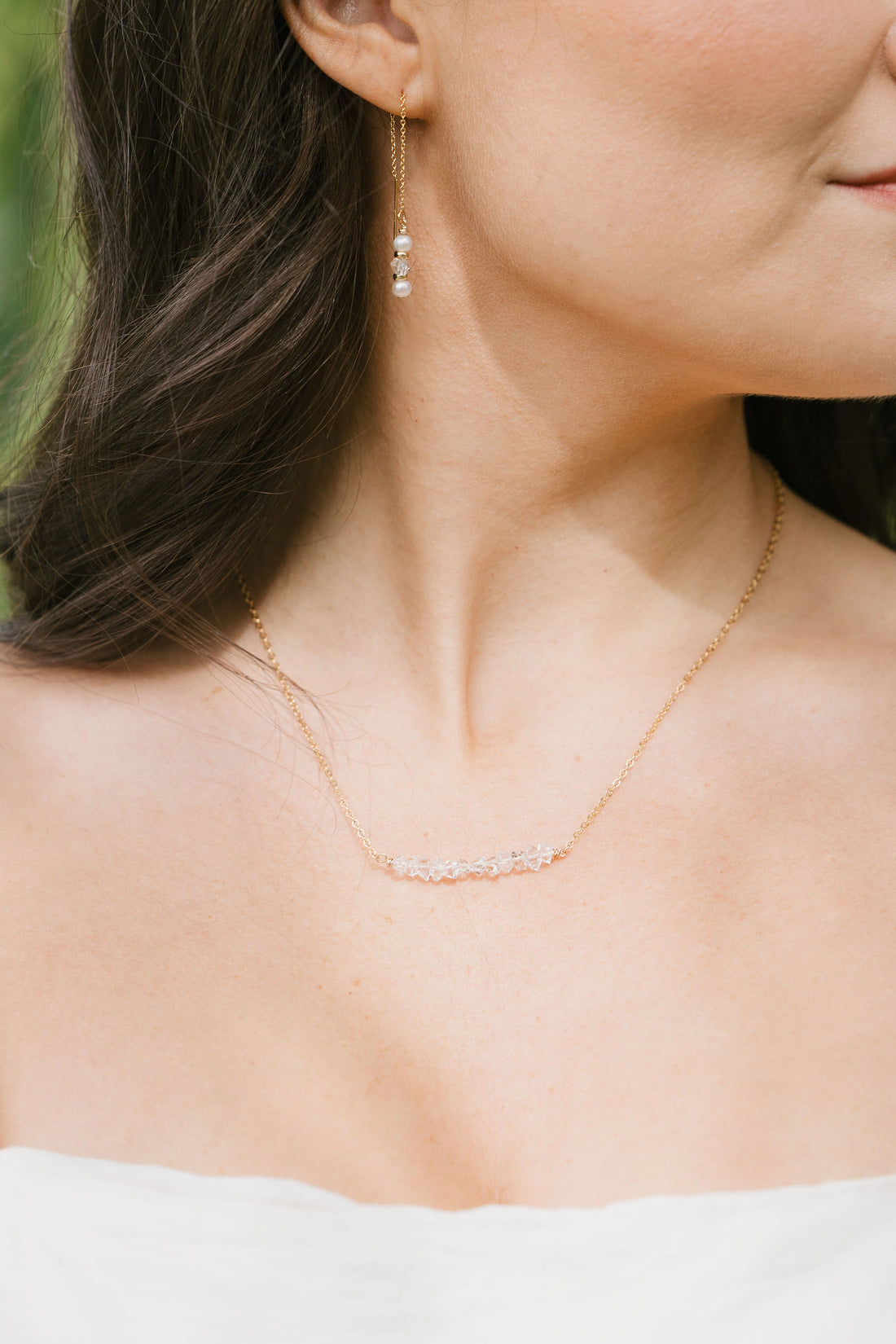 Herkimer Eleven Necklace